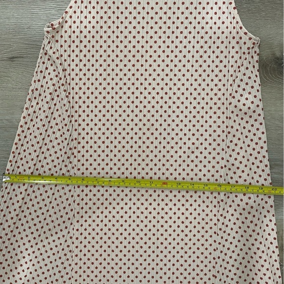 Zara Sleeveless Polka Dot Maxi Dress Size Small - Picture 9 of 14